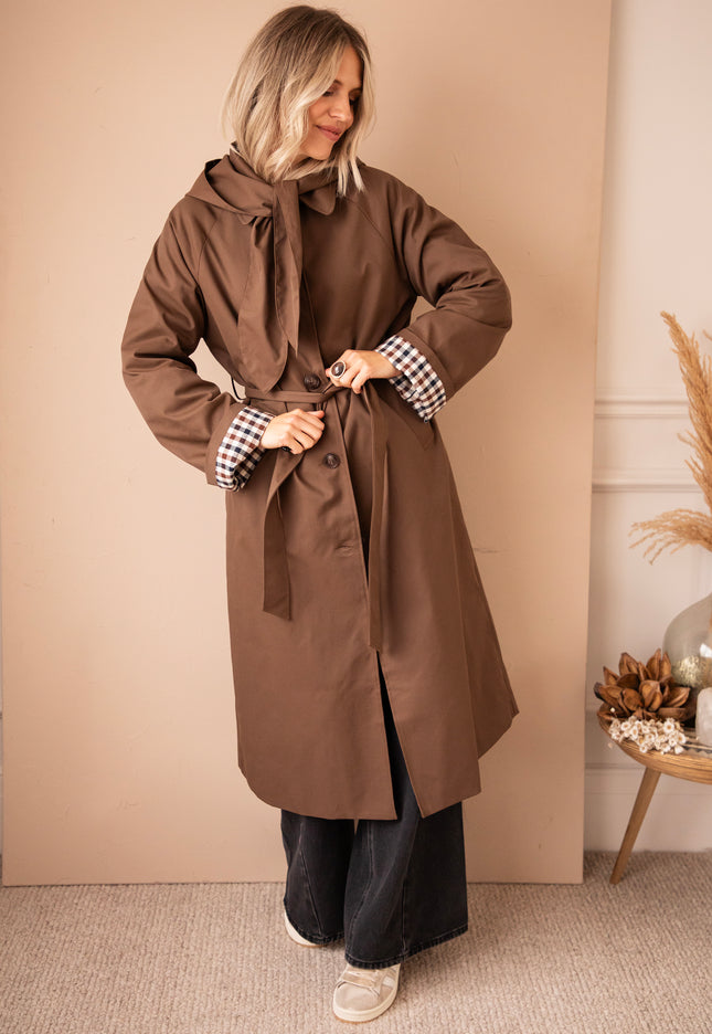 Check Within Brown - Jacket