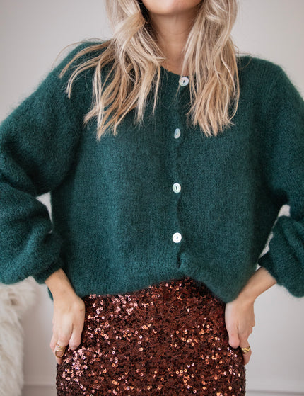 Meryl Dark Green - Cardigan