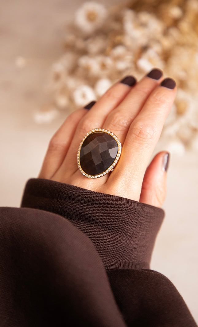 Romy Rocks Mocha - Ring