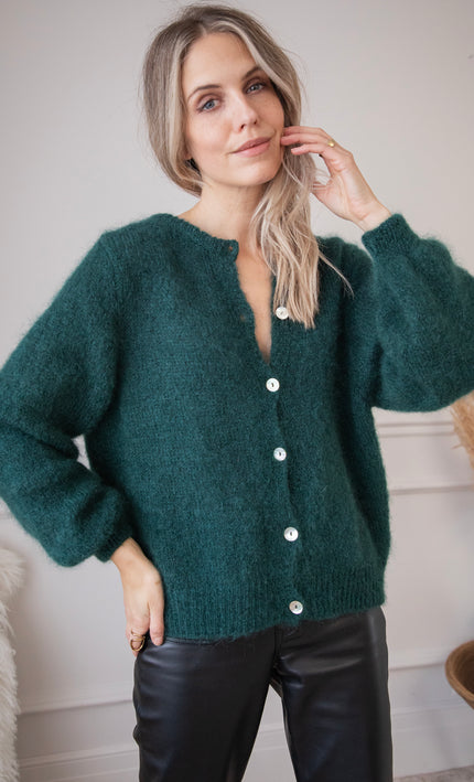 Meryl Dark Green - Cardigan