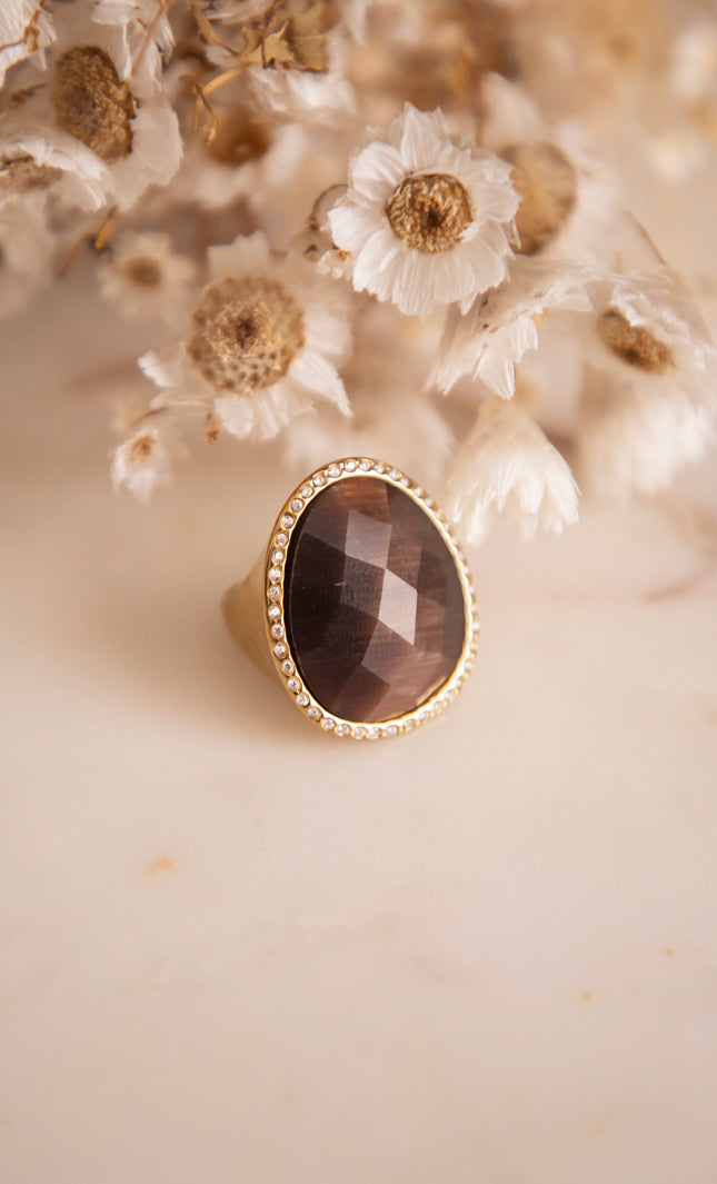 Romy Rocks Mocha - Ring