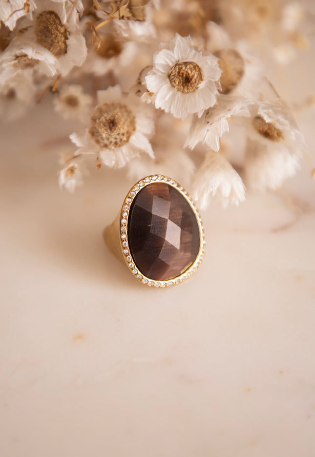 Romy Rocks Mocha - Ring