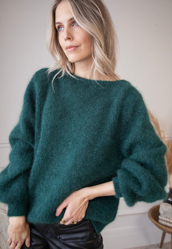 Meryl Dark Green - Cardigan