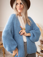 Strickjacke - Bernadette Odette - Blau