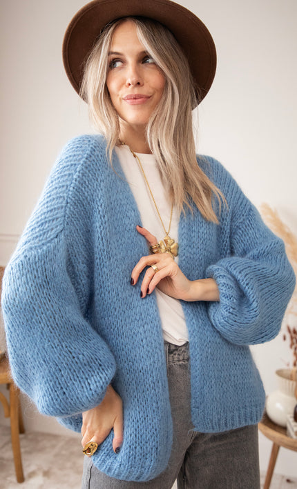 Strickjacke - Bernadette Odette - Blau