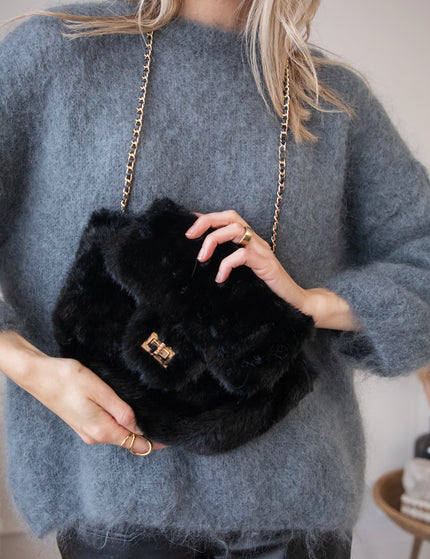 Petit Fur Black - Handbag