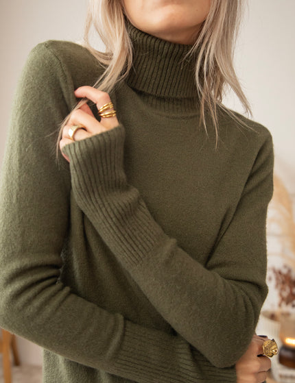 Pullover - Comfy Billie Turtle - Khaki