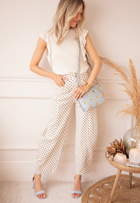 Billie Dot Beige - Jeans