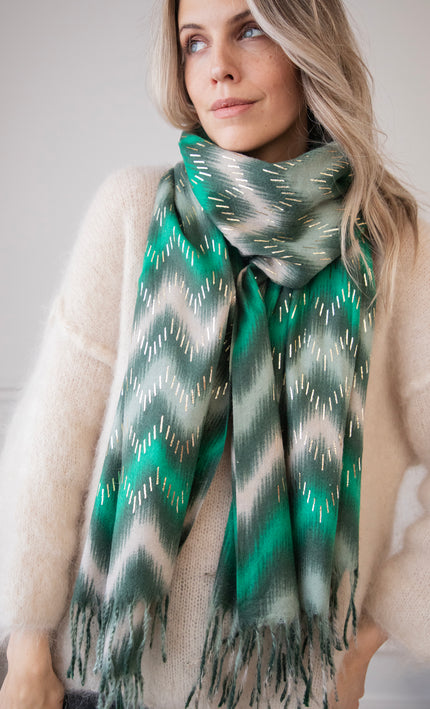 Waves Of Sprinkles Mint Mix - Scarf