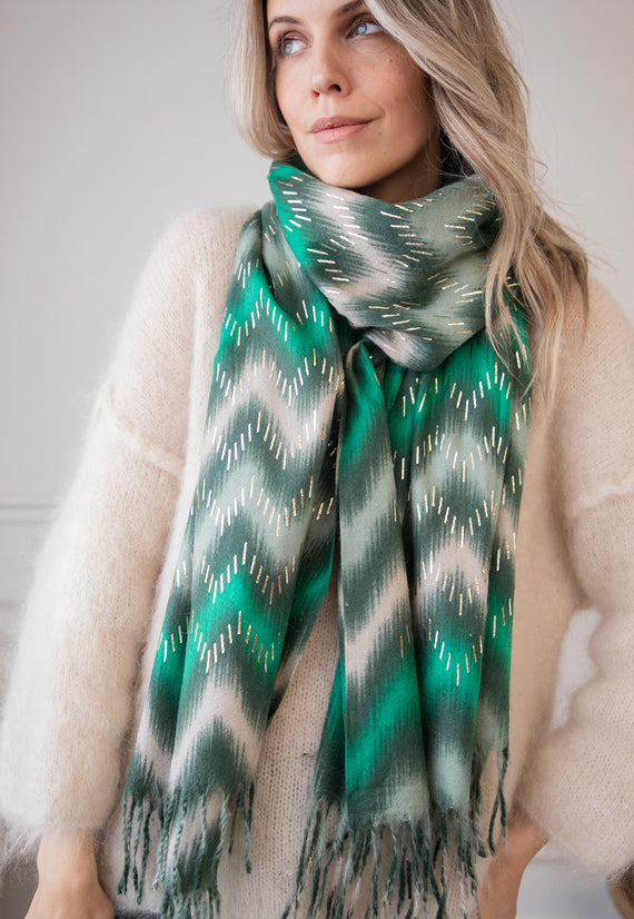 Waves Of Sprinkles Mint Mix - Scarf