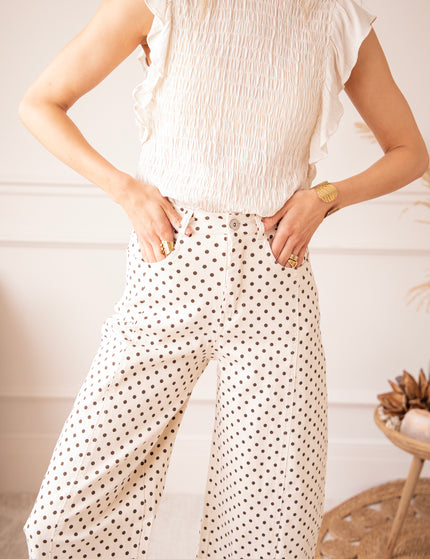 Jeans - Billie Dot - Beige