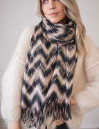 Waves Of Sprinkles Beige Mix - Scarf