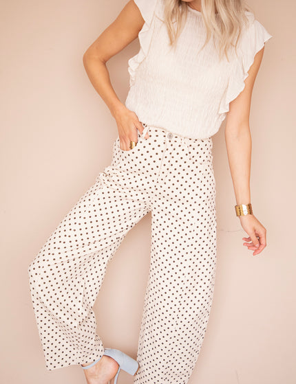 Jeans - Billie Dot - Beige