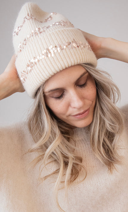 Winter Sparks Beige - Hat