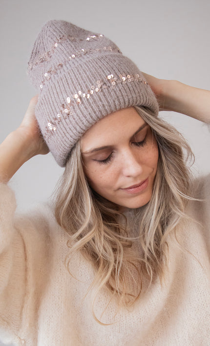 Winter Sparks Taupe - Hat