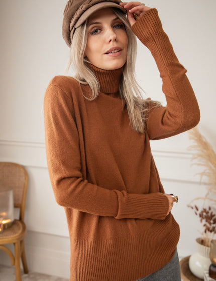 Comfy Billie Turtle Caramel - Trui