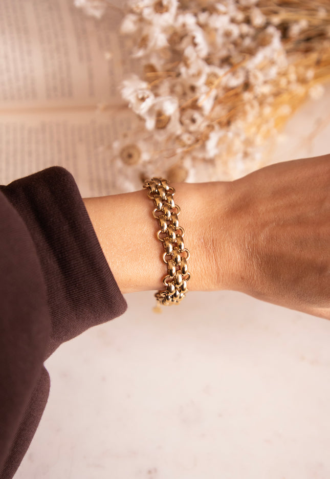 Chain Reaction Gold - Bracelet