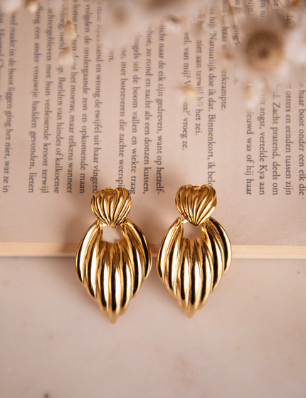 Vera Vintage Gold - Earrings