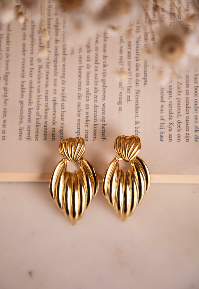 Vera Vintage Gold - Earrings
