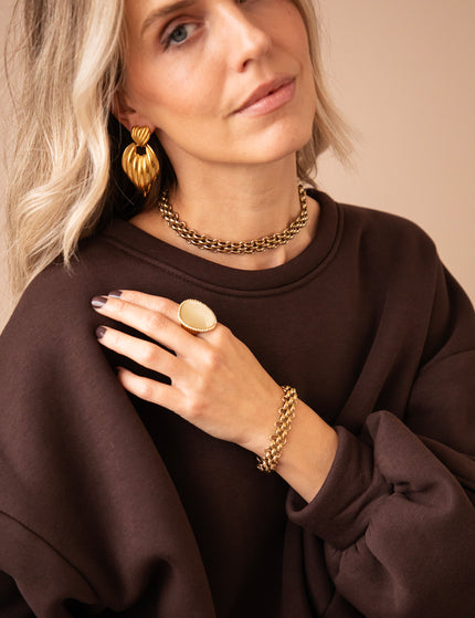 Vera Vintage Gold - Earrings