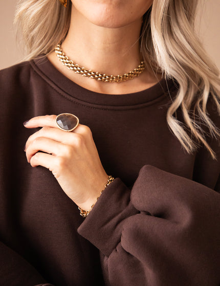 Chain Reaction Gold - Necklace
