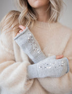 Glamour Gloves Soft Grey - Gloves