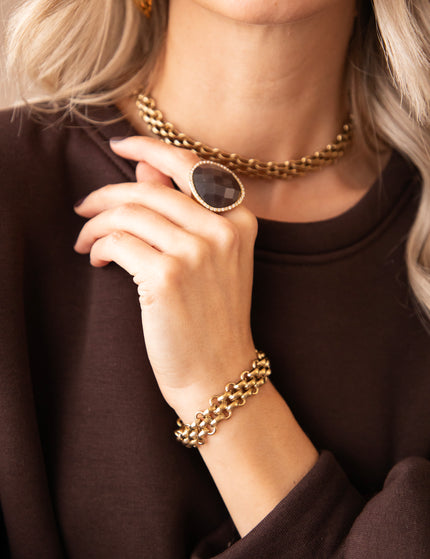Chain Reaction Gold - Bracelet