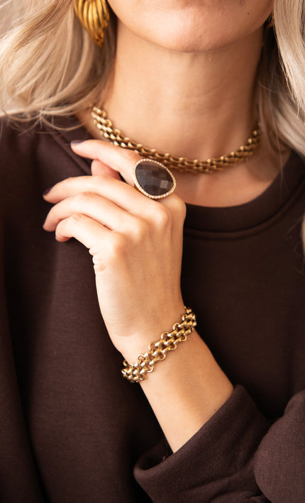 Chain Reaction Gold - Bracelet