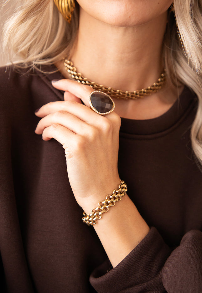 Chain Reaction Gold - Bracelet