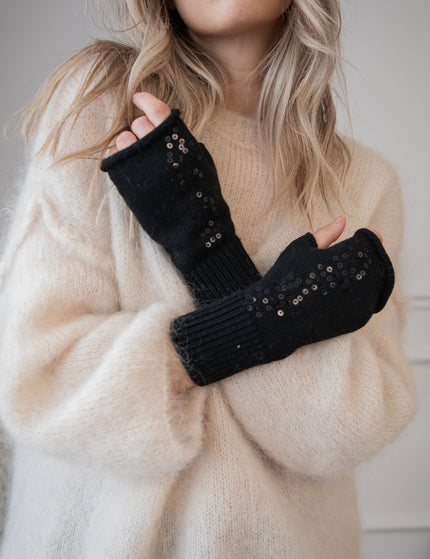 Glamour Gloves Black - Gloves