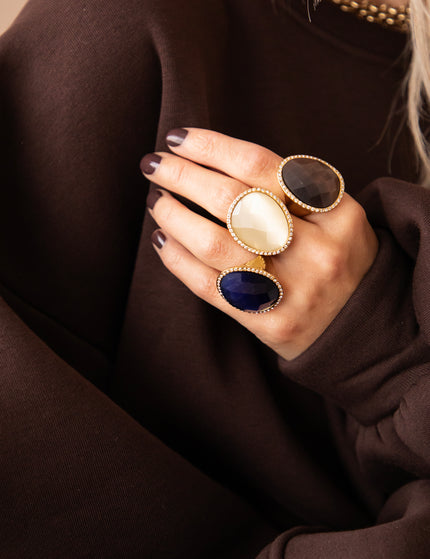 Romy Rocks Beige - Ring