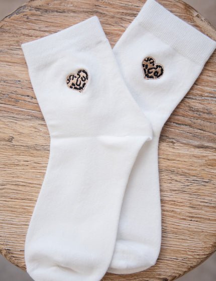 Little Wild Heart Off White - Socks