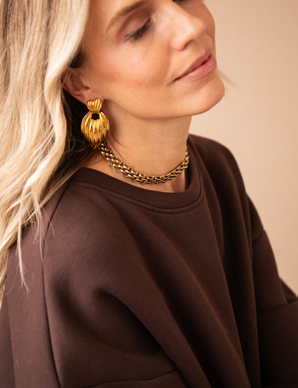 Vera Vintage Gold - Earrings