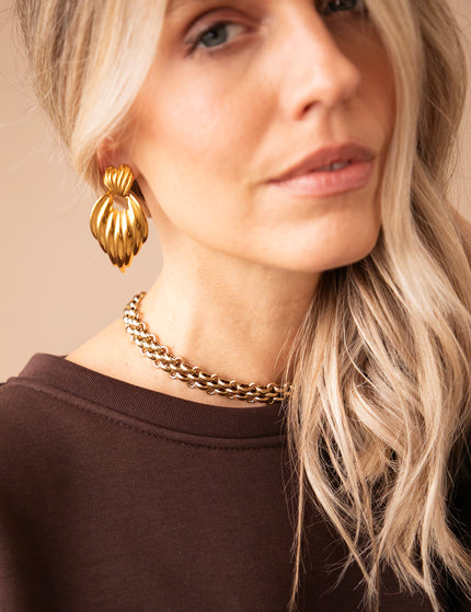 Vera Vintage Gold - Earrings
