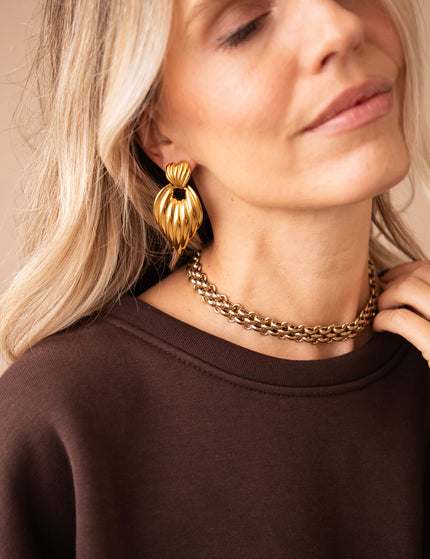 Vera Vintage Gold - Earrings
