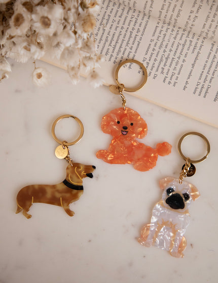 Tiny Teckle Brown - Keychain