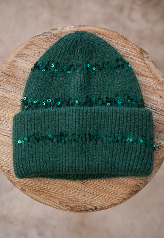 Winter Sparks Dark Green - Hat