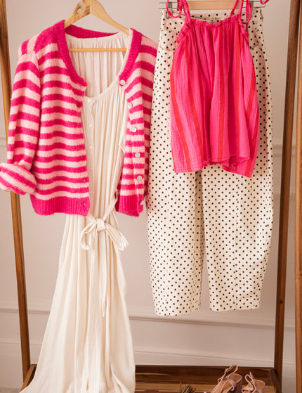 Sunny Stripe Energy Pink/Red - Top