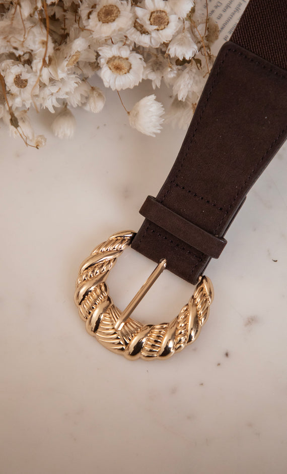 Taillengürtel - Timeless Touch - Choco/Gold