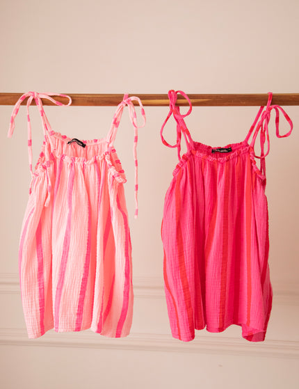 Sunny Stripe Energy Pink/Red - Top
