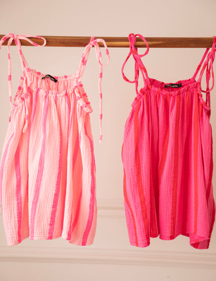 Sunny Stripe Energy Pink/Red - Top
