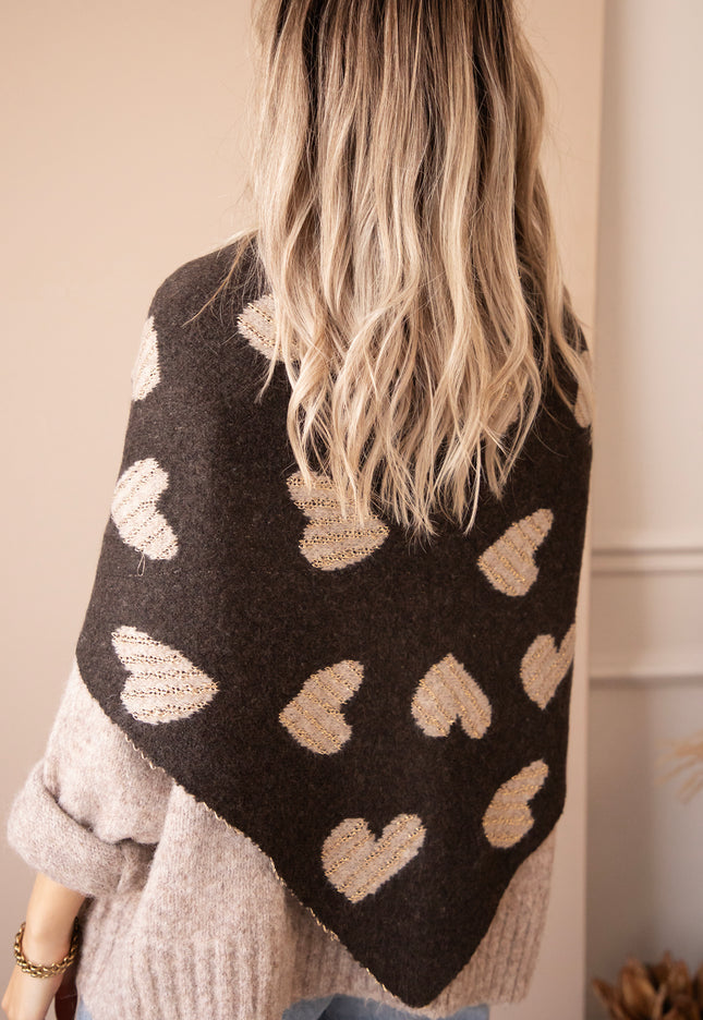 Love You Latte Brown/Taupe - Scarf