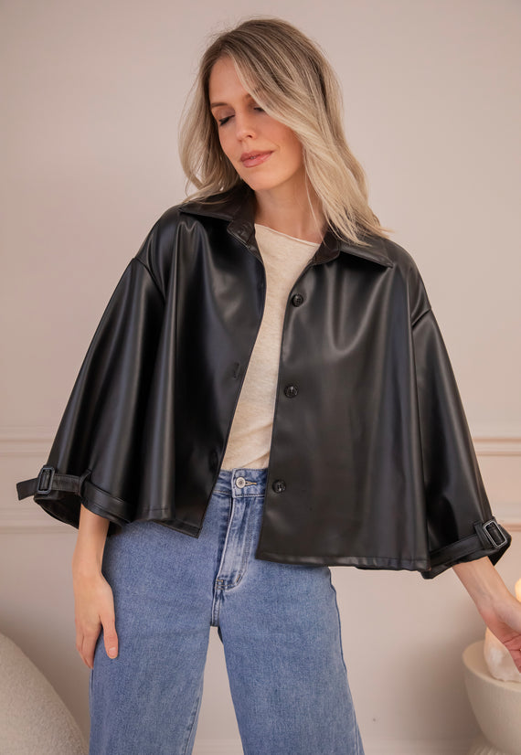 Leather Layer Black - Jacket