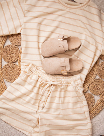 Leki Buckle Clogs Beige - Flats