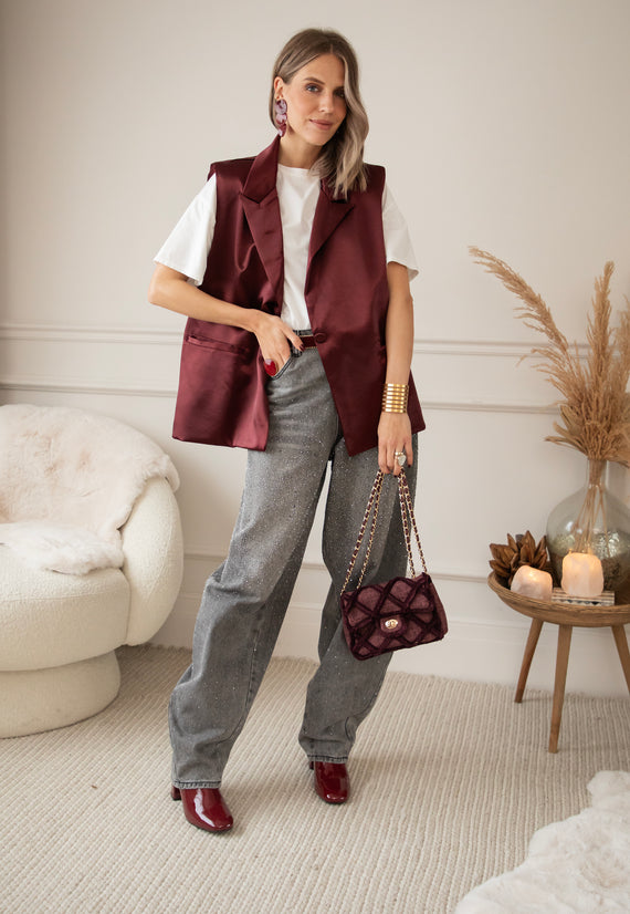 Weste - Glosh - Bordeaux