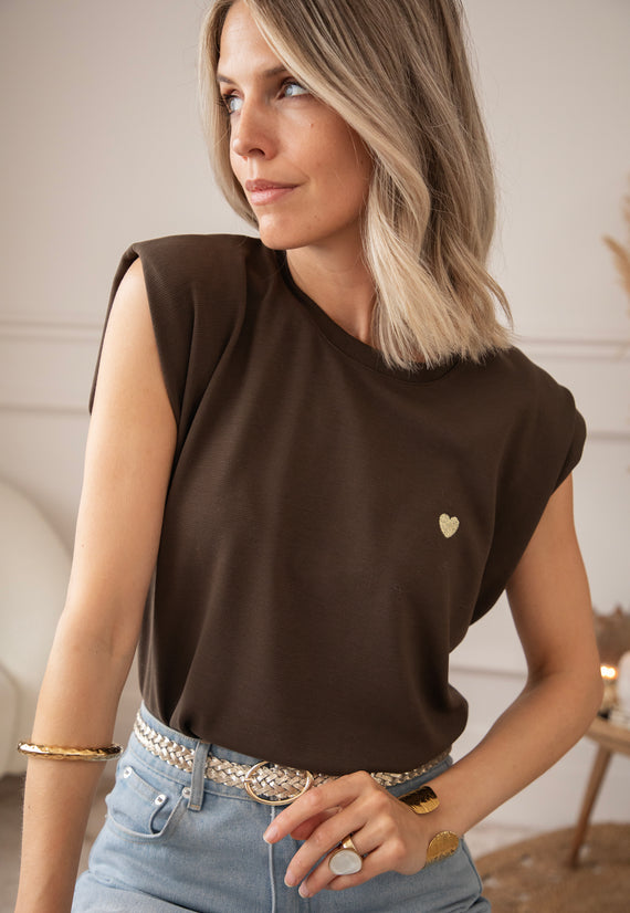 Heart Whisper Brown - T-Shirt