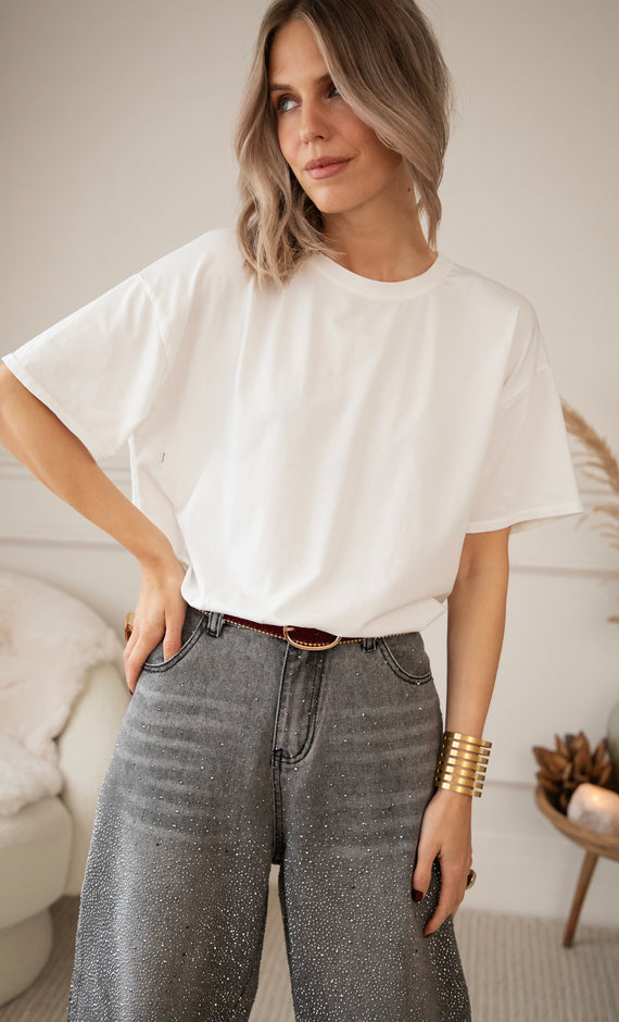 T-Shirt - The Base - Weiß