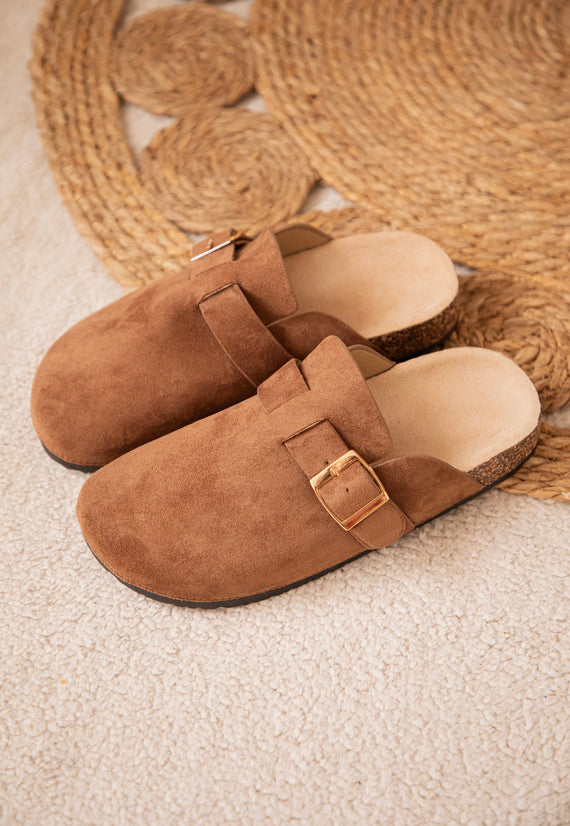 Leki Buckle Clogs Choco - Flats
