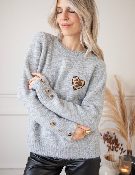 Wild Hearted Grey - Sweater