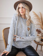 Wild Hearted Grey - Sweater